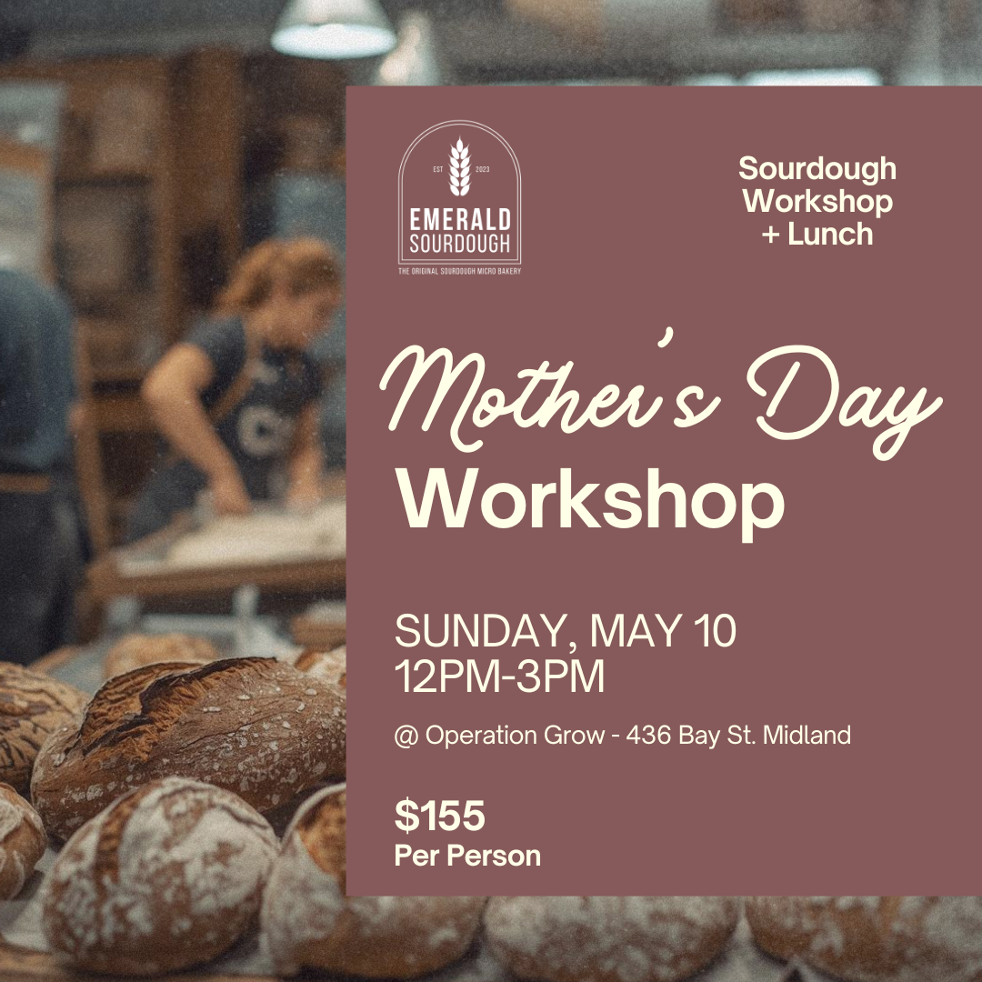 Mother's Day Sourdough Workshop + Lunch